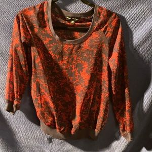 Long sleeve see thru top